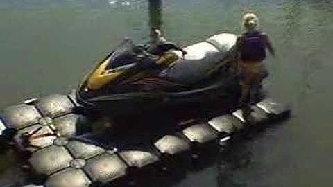 Floating PWC Lift Demonstration