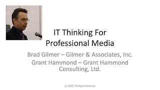 IT Thinking for Professional Media and The Dynamic Media Services Architecture