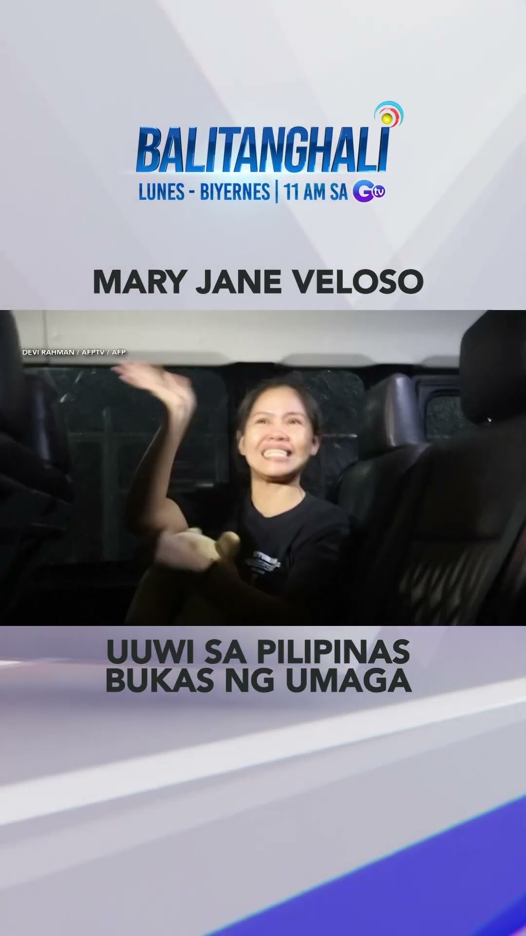 DFA: Mary Jane Veloso, uuwi sa Pilipinas bukas ng umaga #shorts | Balitanghali