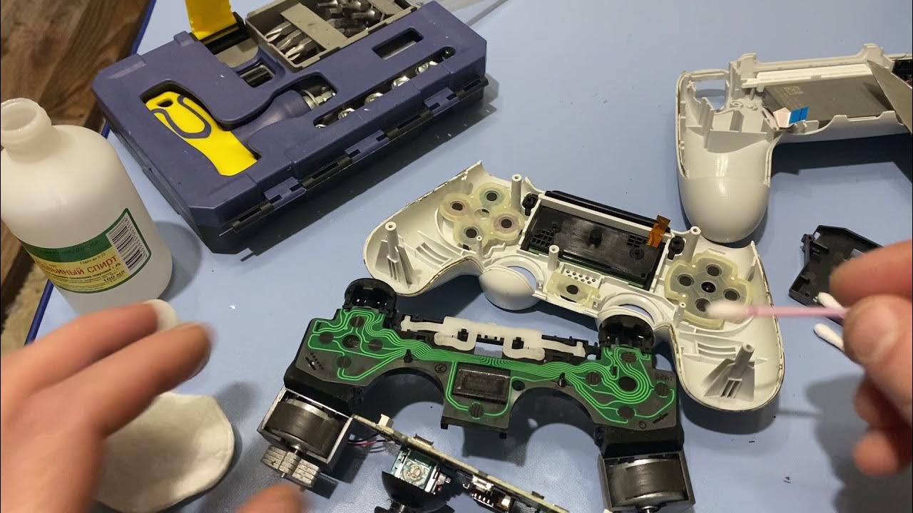 Как сломать DUALSHOCK 4 самостоятельно Меняем 3D аналоги на джойстике для Play S
