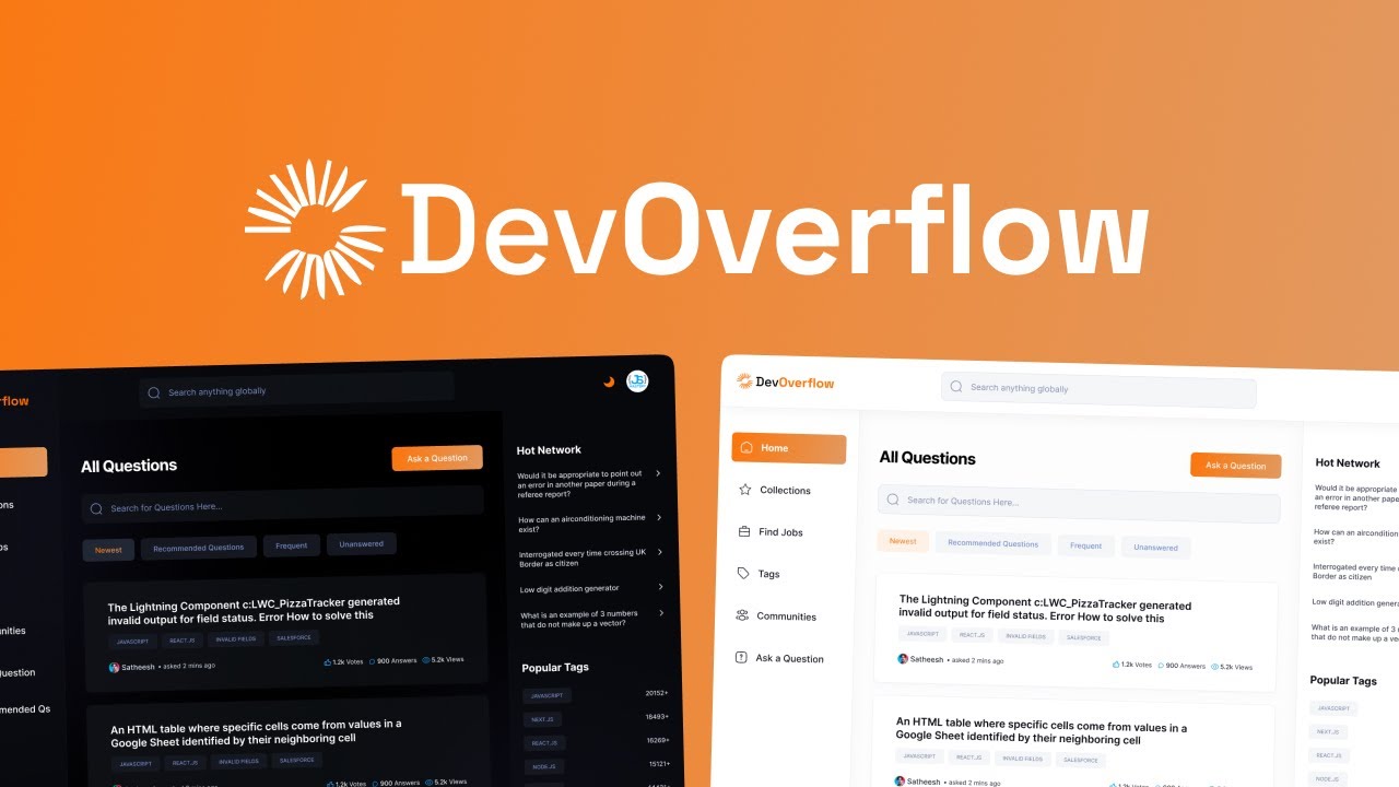 DevOverflow | A community driven platform for developers - YouTube