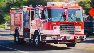 LAFD Engine 65 Responding