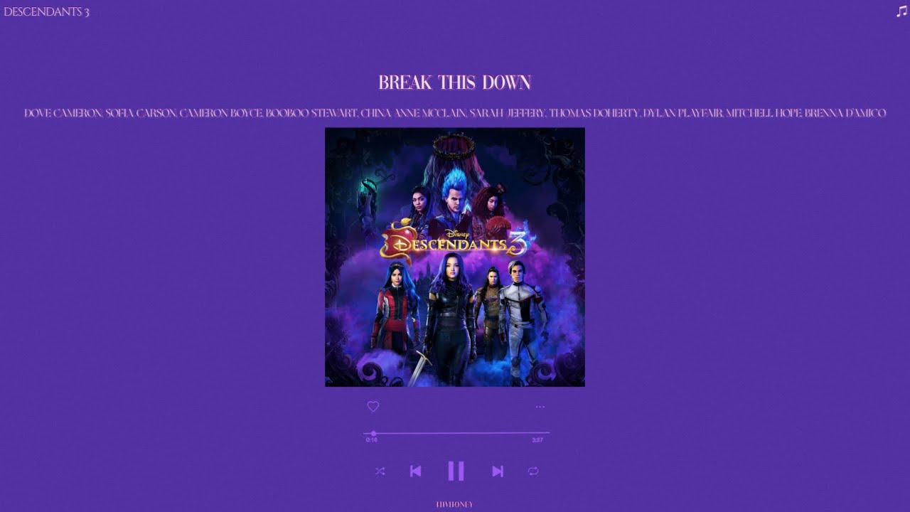 descendants 3 - break this down (slowed + reverb)