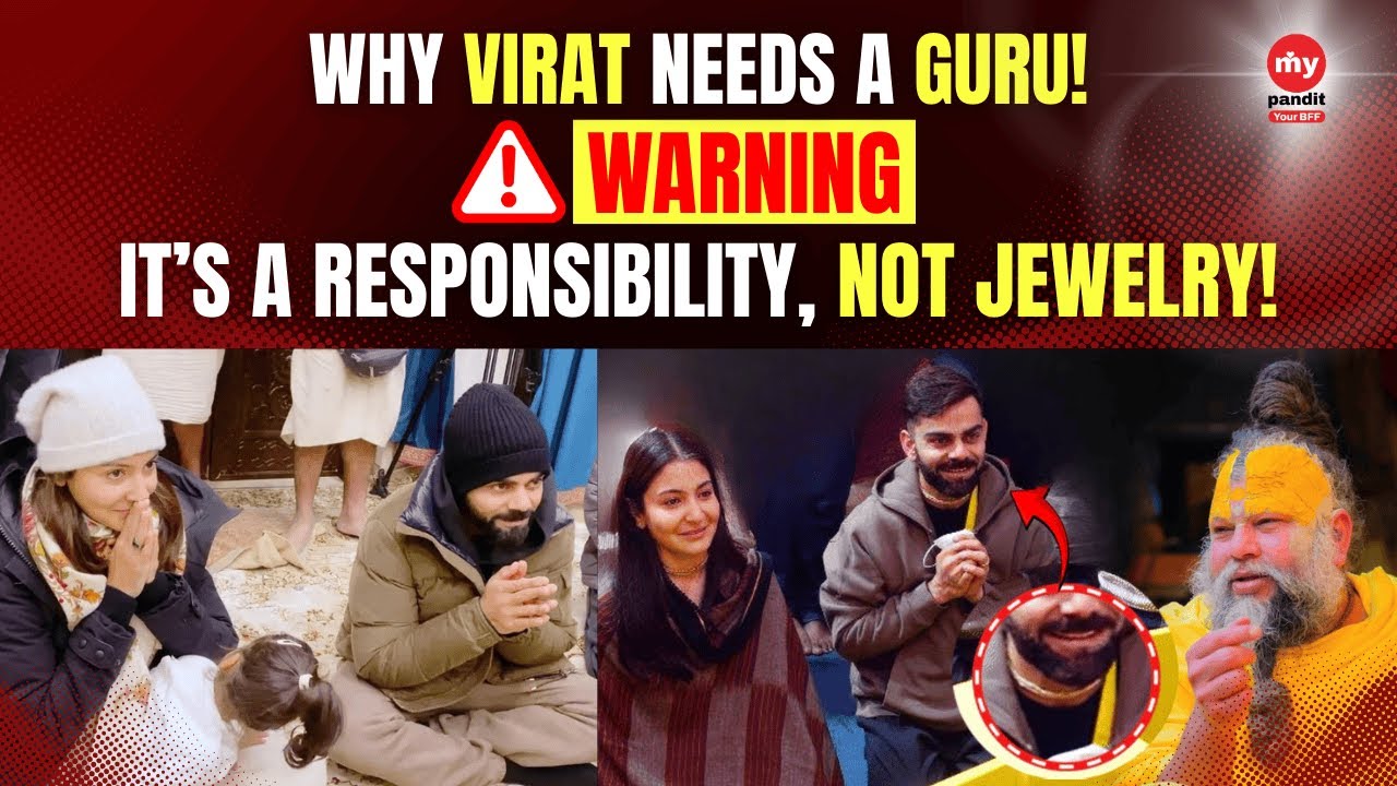 Why Virat Kohli & Anushka Sharma Took Guru Diksha — The Hidden Spiritual Meaning of Tulsi Mala