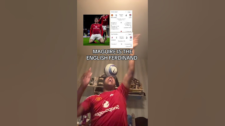 MANCHESTER UNITED 5-4 LYON HIGHLIGHTS. MAGUIRE GOAL VS LYON #maguire #manchesterunited #lyon