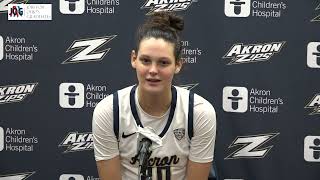 2021-22 Akron Zips Women's Basketball - Recap vs. Ball State with Layne Ferrell - 1/15/22