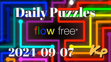 Flow Free - Daily Puzzles - 2024-09-07 - September 7th 2024