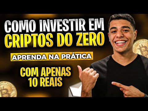 COMO INVESTIR E GANHAR DINHEIRO COM CRIPTOMOEDAS DO ZERO | INVESTI EM BITCOIN COM APENAS 10 REAIS