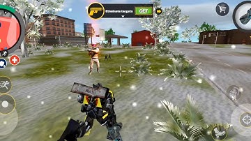 Robot rope hero Vs Dangerous villion in rope hero voice town game play video | ahad big gamer 