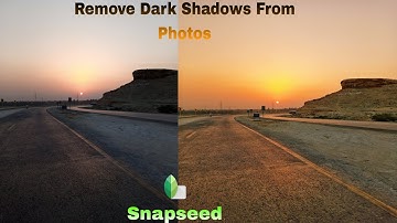 How to Remove Dark Shadows From Photos in Snapseed  | Snapseed Tutorial | Android | iPhone