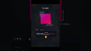 Create Amazing Shapes Using CSS border-radius 🔥 | CSS Trick Every Developer Should Know #shorts