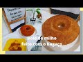 Fiz Bolo de Milho usando o bagaço que sobrou do cural