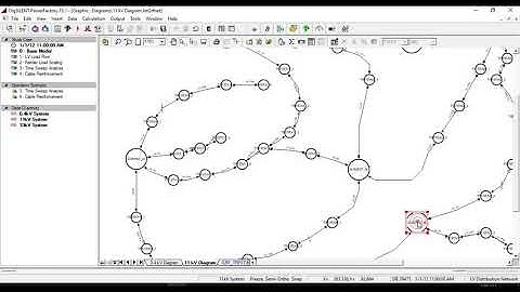 PowerFactory DIgSILENT tutorial # 11 L V distribution basic model running as a mesh or radial.