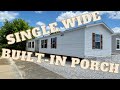 New single wide with built-in porch!! Such a unique layout on this mobile home! Home Tour