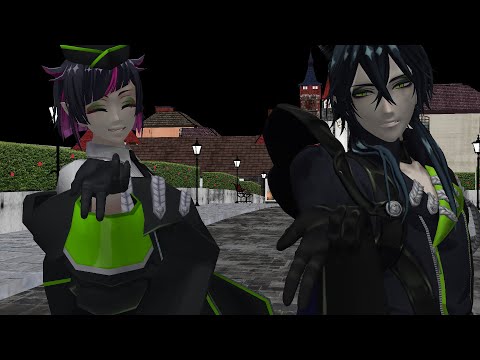【MMDツイステ】リリア，マレウス スクランブル交際