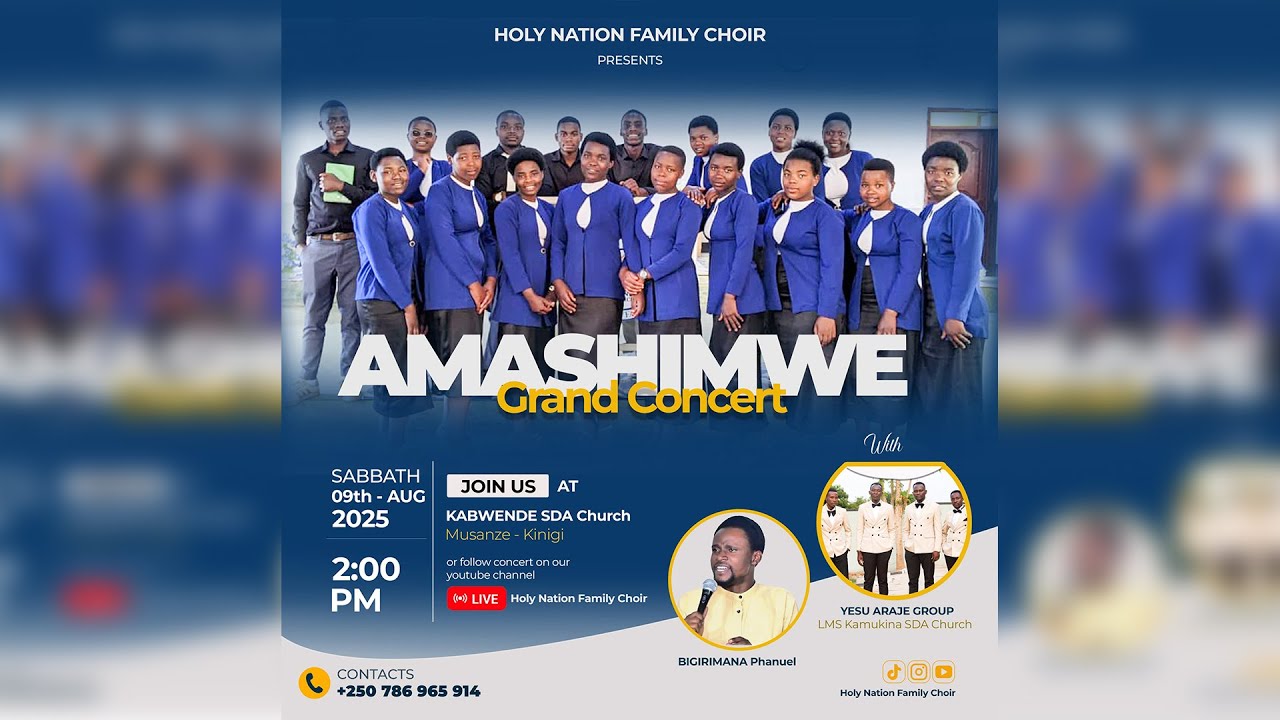 AMASHIMWE GRAND CONCERT|GAHUNDA YO KURAMYA[KABWENDE SDA]