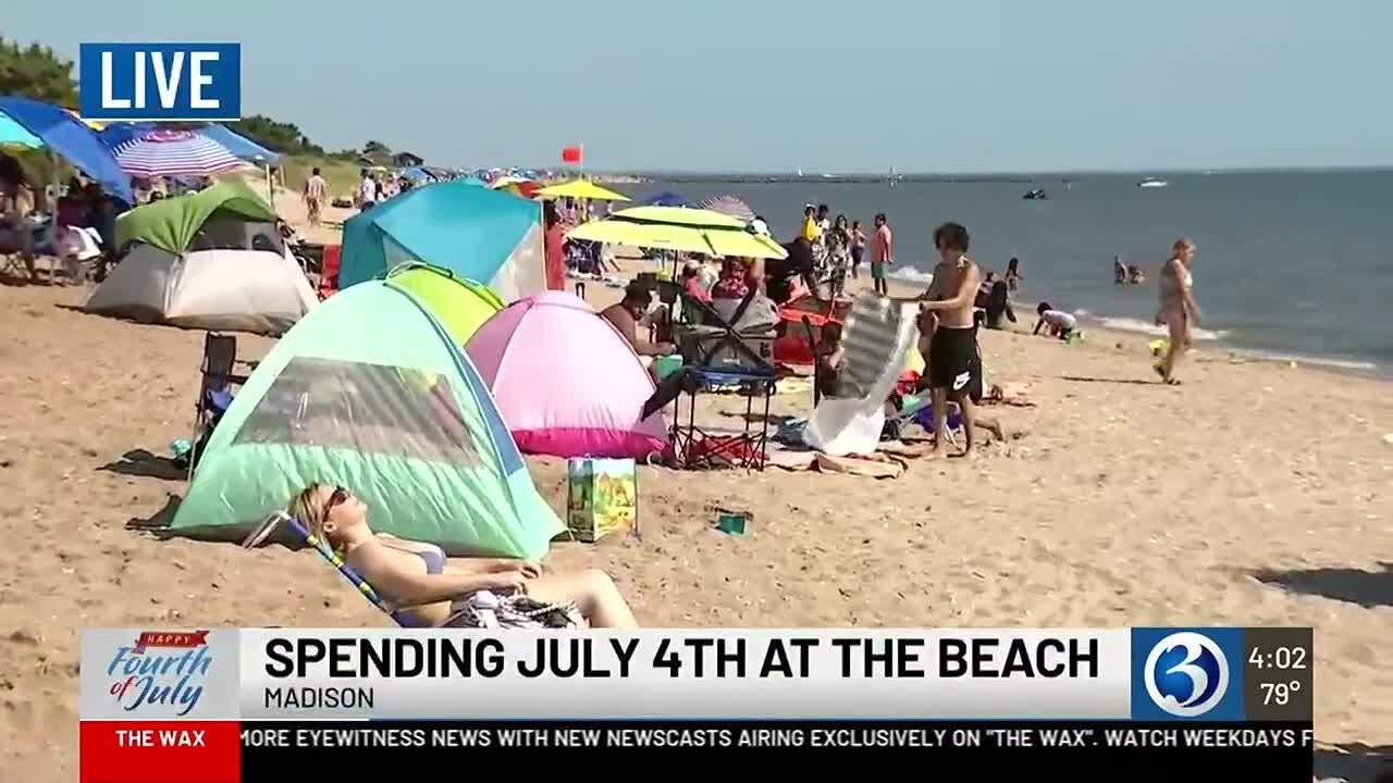 Hammonasset State Park fills up on Fourth of July