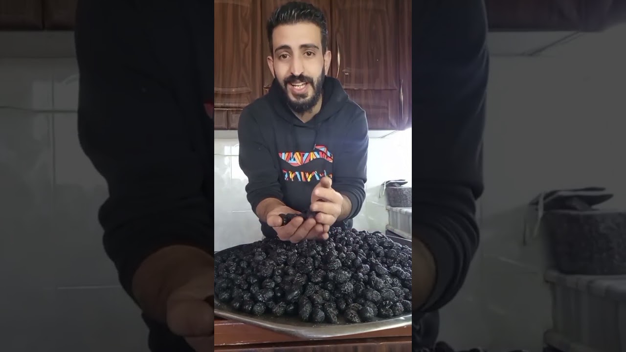 اطيب طريقة للزيتون الأسود -العيتون-العطون ..😍❤️