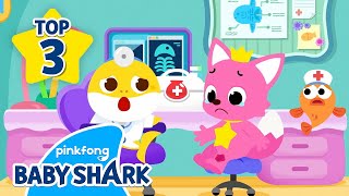 Pinkfong has a BooBoo! | +Compilation | Baby Shark Doctor | Hospital Play | Baby Shark Official