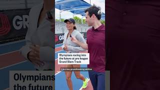 Olympians racing into the future at pro league Grand Slam track