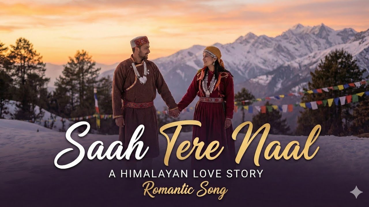 ਸਾਹ ਤੇਰੇ ਨਾਲ | Saah Tere Naal | Romantic Punjabi Song 2025 | Himalayan Love Story | Romance
