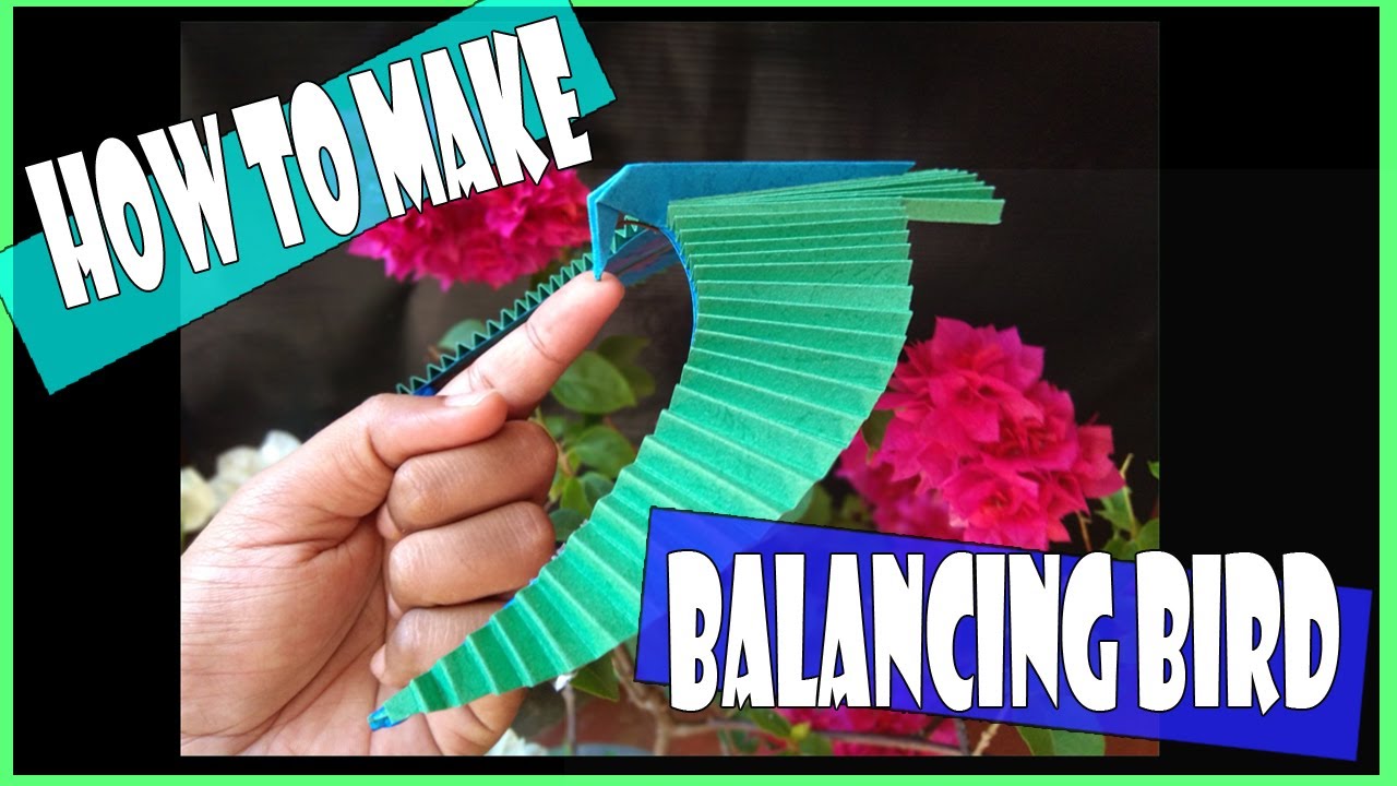 How to make a balancing bird - YouTube
