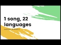 22 languages in 1 song