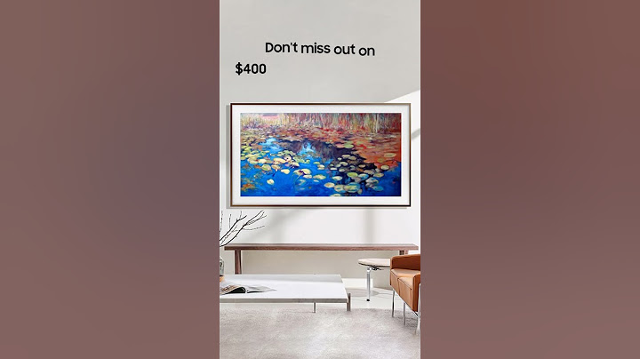 The 65” Frame TV | Samsung