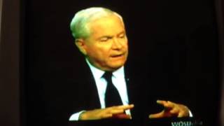 Charlie Rose and Robert Gates