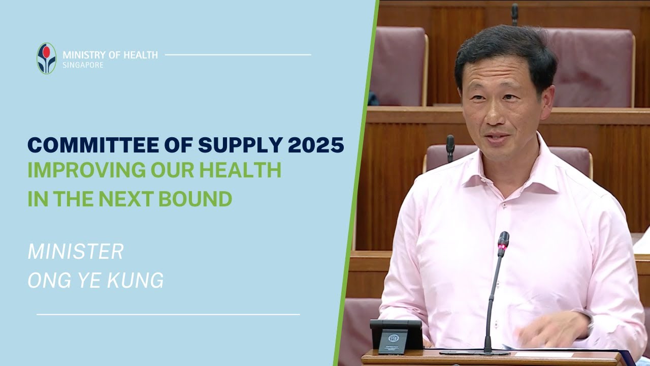 Minister Ong Ye Kung at MOH Committee of Supply Debate 2025