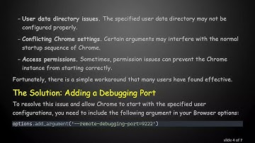 Resolving the Chrome Startup Issue in Selenium for Python