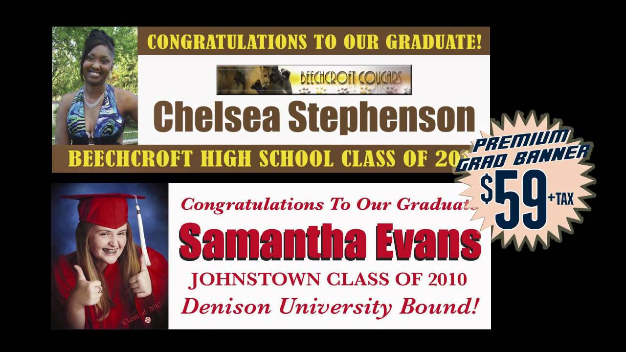 college graduation banners