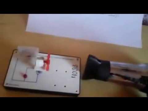 اشعال مصباح بمجفف شعر 