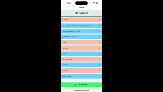 My Todo List App | Mobile Application Development Using React Native