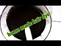 Home made black hair dye(no chemical) turn grey hair to black hair