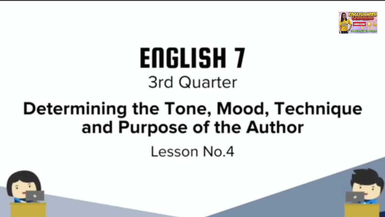 Determining The Tone Mood Technique And Purpose Of The Author YouTube