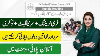 Earn Money Online in Pakistan | PSDF Free IT Training Program 2026 | Maryam Nawaz Scheme screenshot 4