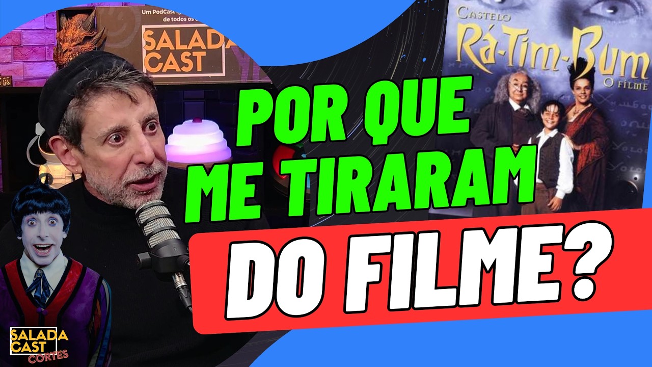 ELE FICOU DECEPCIONADO DE NÃO ESTAR NO FILME! - CASSIO SCAPIN - CASTELO RATIMBUM