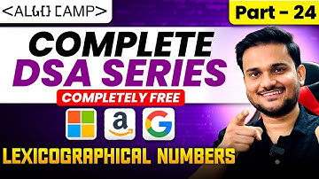 Lexicographical Numbers | Recursion Series Part 24