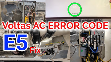 Voltas Ac Error Code E5 || voltas split ac error code E5 ! E5 error code voltas ac, | full details |