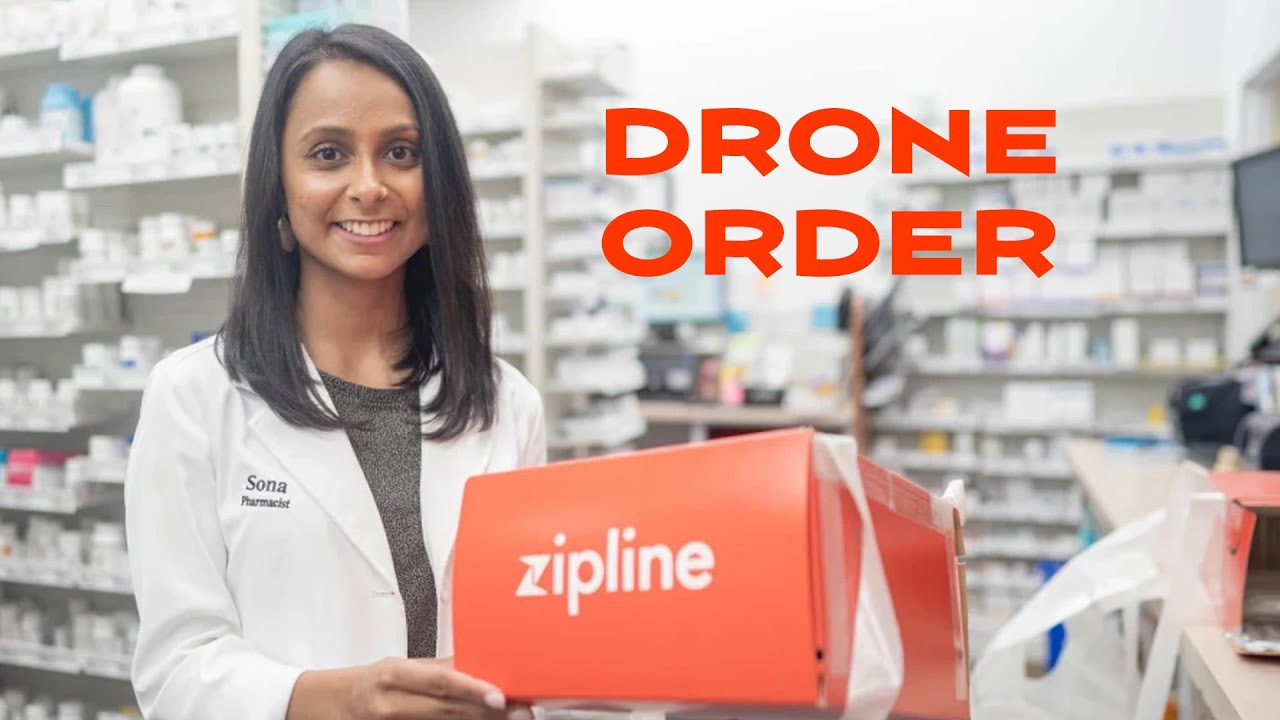 ZIPLINE drone delivery for Healthcare sector YouTube