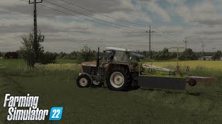 Zgrabianie Siana / Ursus 912 & Claas LINER 500 / Zdziechów / FS22 screenshot 3