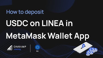 Deposit USDC on LINEA in MetaMask Wallet App | EU | Onramp Money