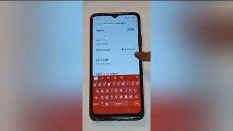 how to check hotspot password in oppo k1