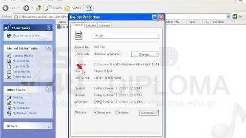 Locate the file file.dat in the TEST4UFolder folder and remove the Read only attribute.