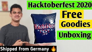 Hacktoberfest 2020 Free Swags Unboxing | Received Free Goodies🔥| GitHub Event by DigitalOcean