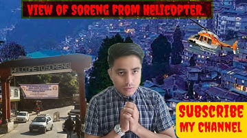 View of New District Soreng From Helicopter ||West Sikkim|| India.