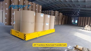 20 Ton Trackless Motorized Transfer Cart