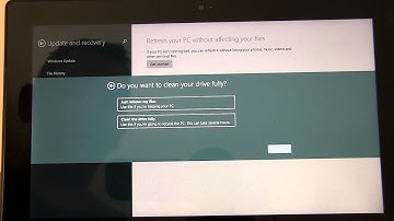 Microsoft Surface RT   How to Reset to Factory Settings