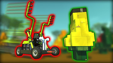 Who Can Build the Best Crop Destroying Farmbot? (Scrap Mechanic Multiplayer Monday)